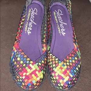 Skechers memory foam rainbow